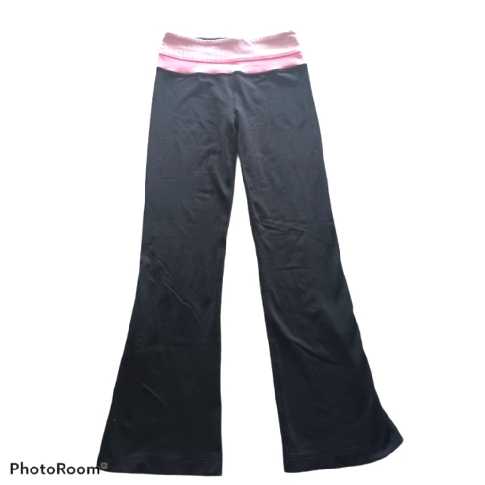 Lululemon Womens Astro Black and Pink Leggings  2